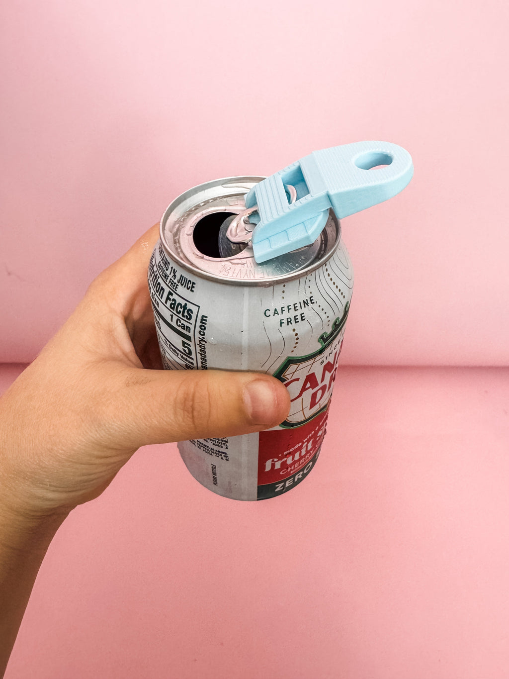 Soda can opener and drink cover