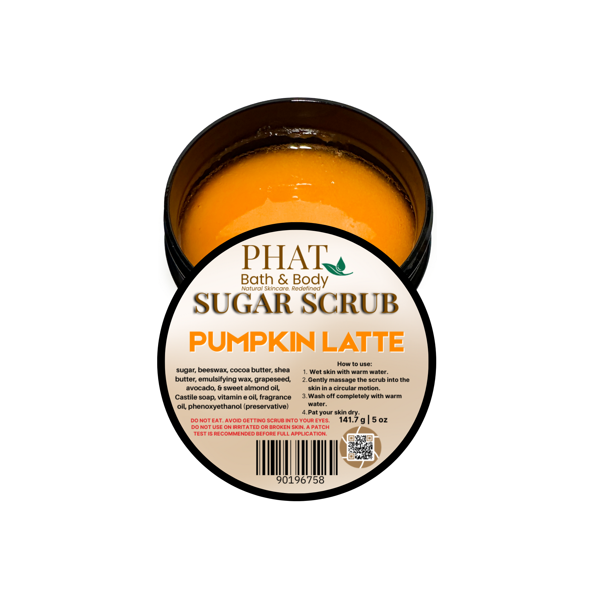 Pumpkin Latte Whipped Sugar Scrub with Shea & Cocoa Butter | 5 oz