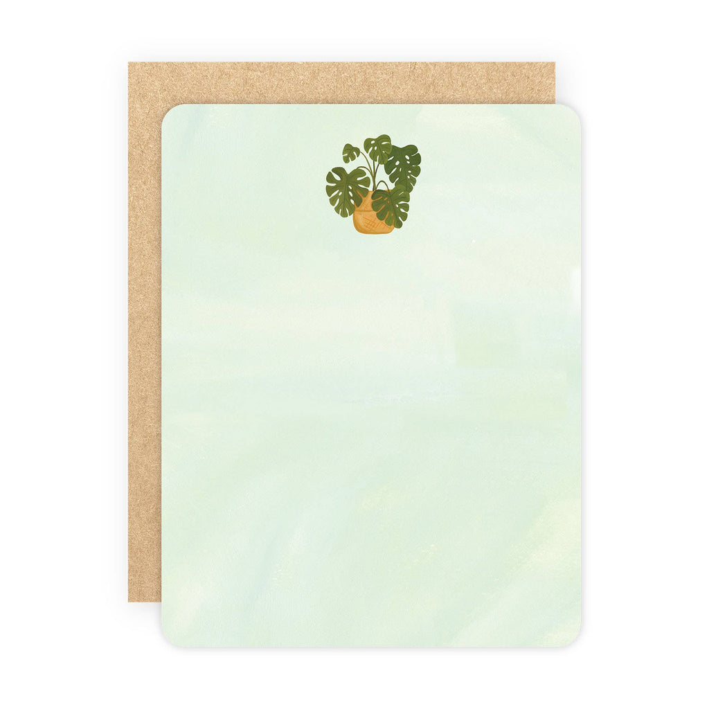 Houseplants Flat Note Set