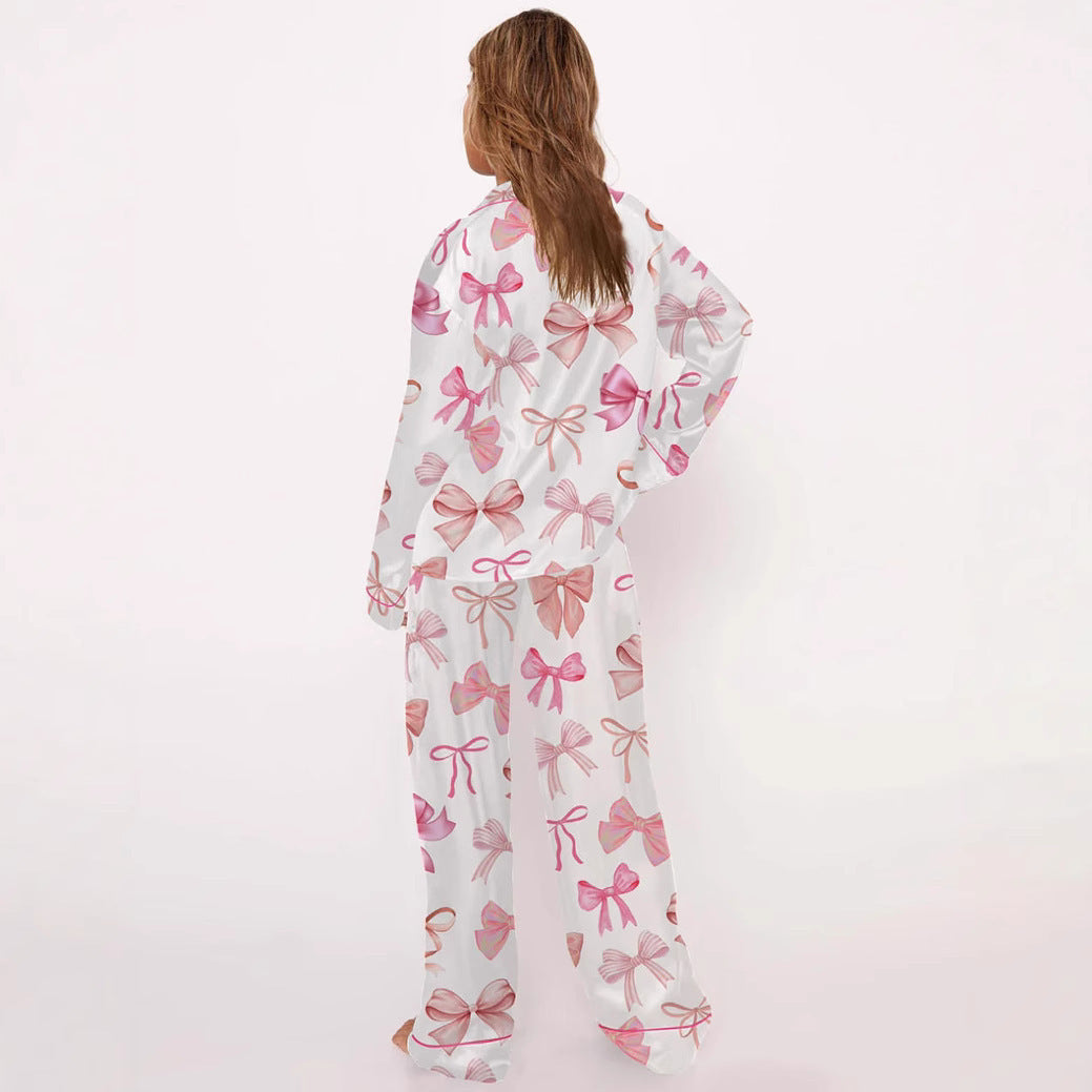 Printed Long-Sleeve Pajama Set