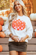Blair Halloween Pumpkin Patched Pullover Sweatshir