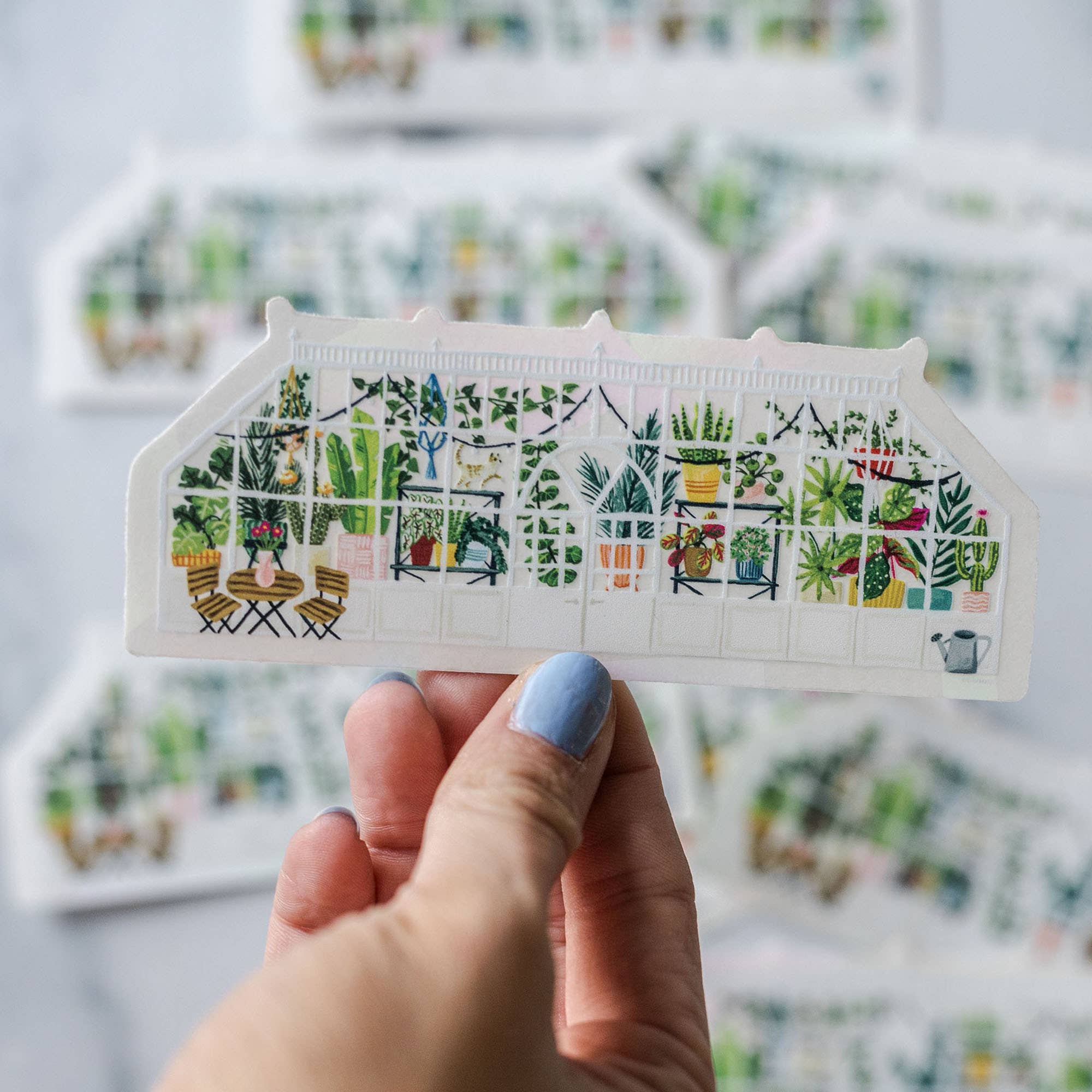 Greenhouse Sun Catcher Decal Sticker