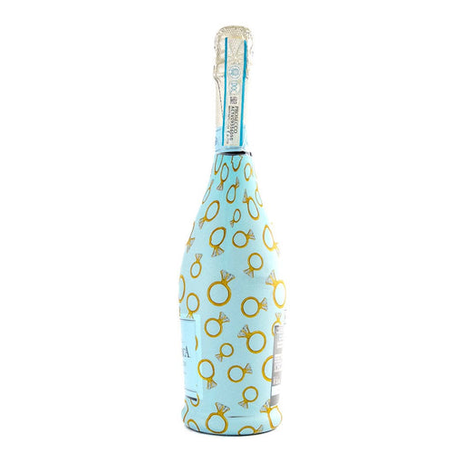 Bottle Wrap Blue Engagement Ring - Prosecco Collection