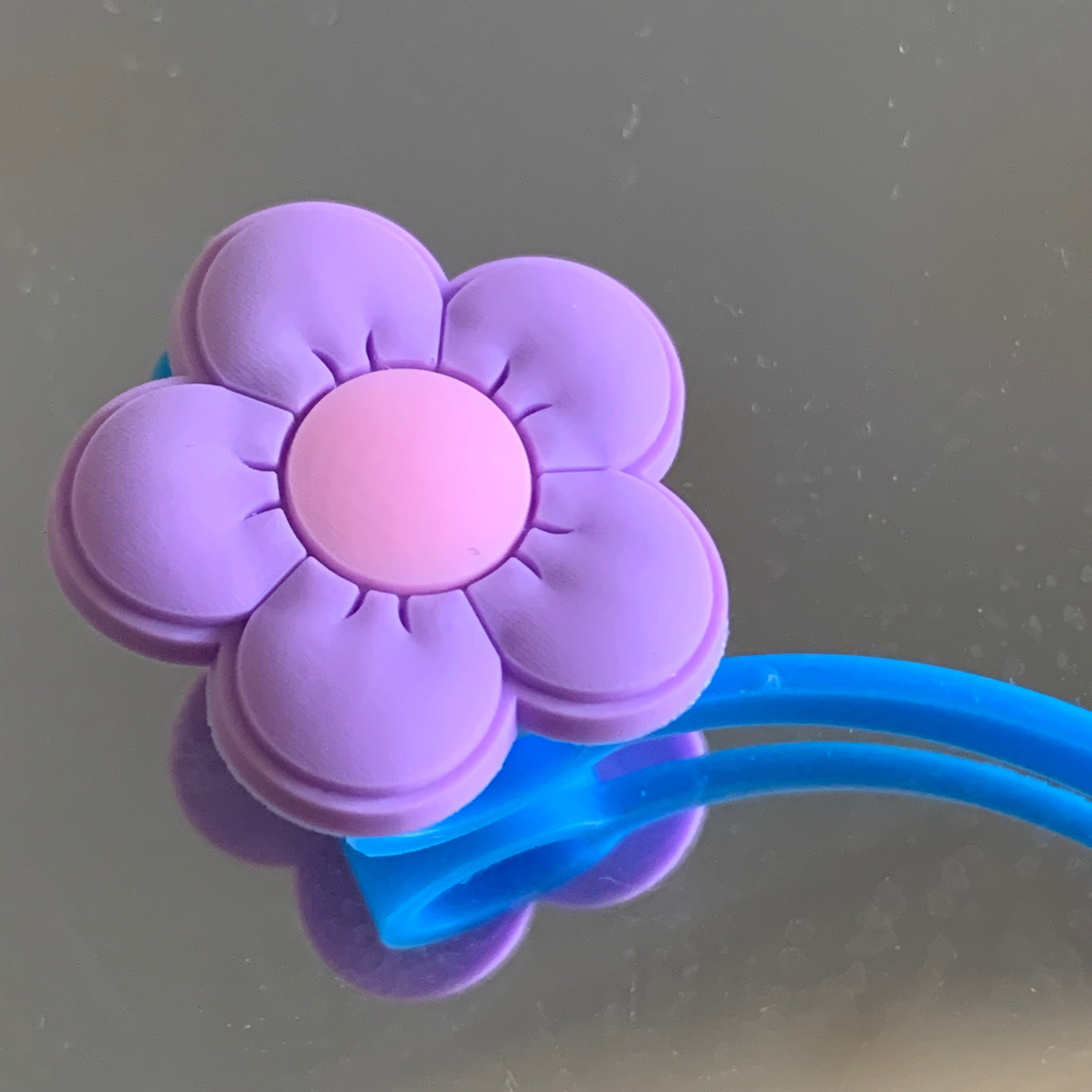Cutie Flower Straw Topper Cup Decor