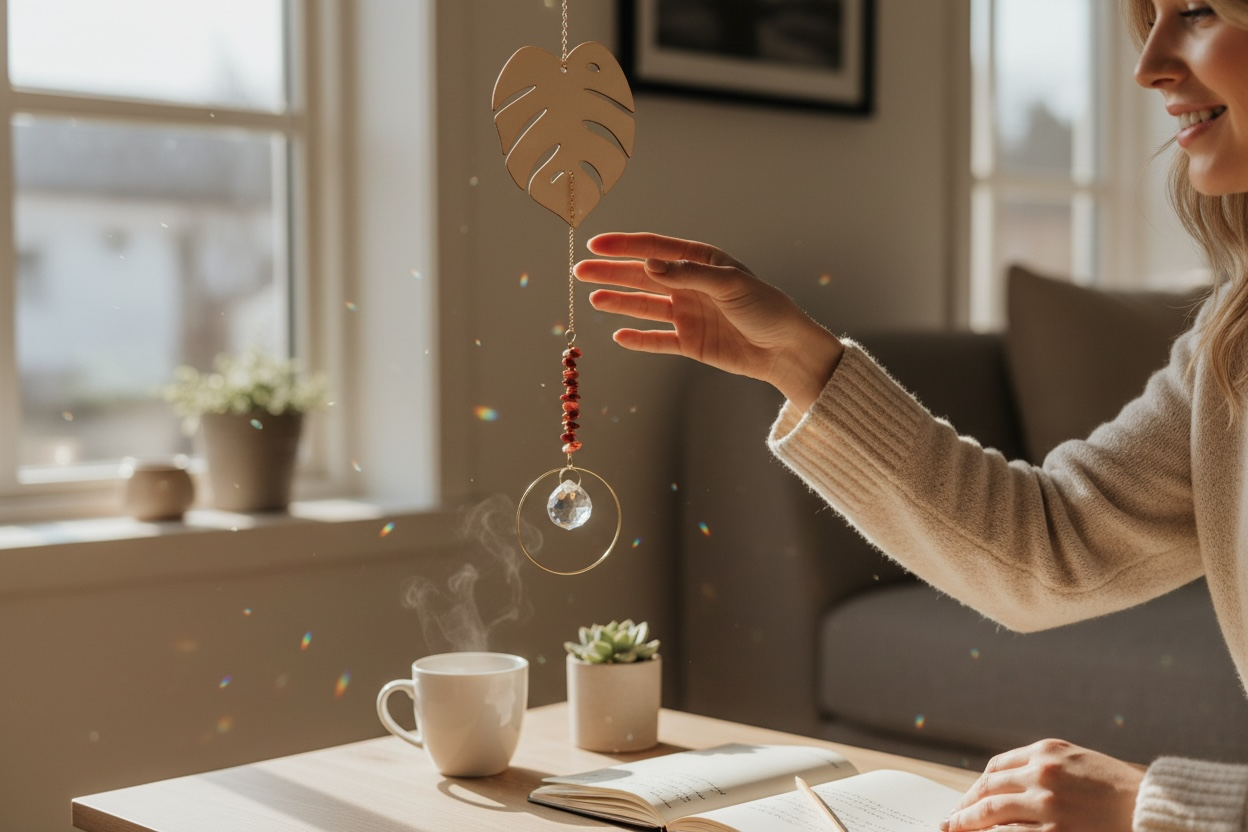Monstera Suncatcher