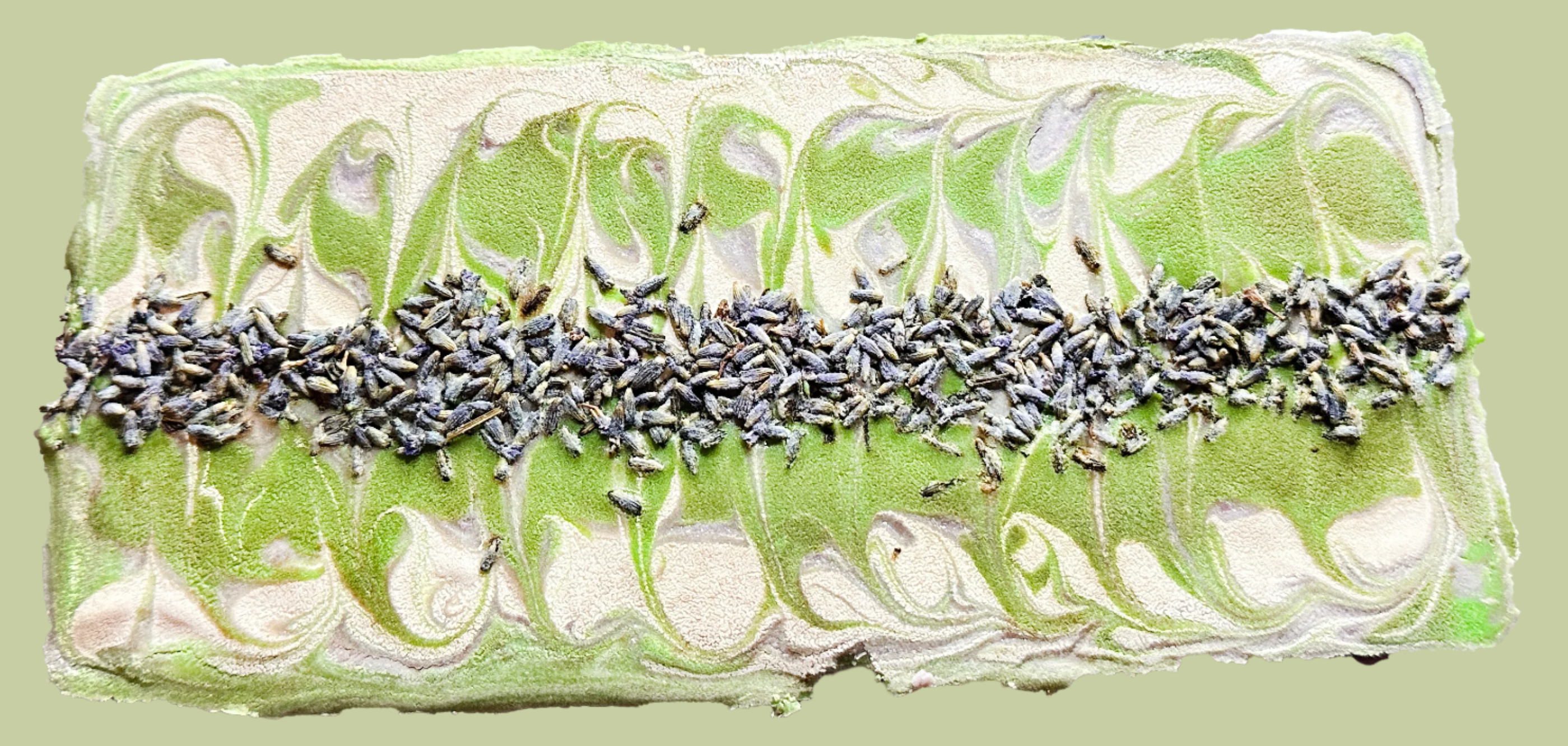 Amber & Lavender Handmade Natural Bar Soap with Coconut & Olive Oil