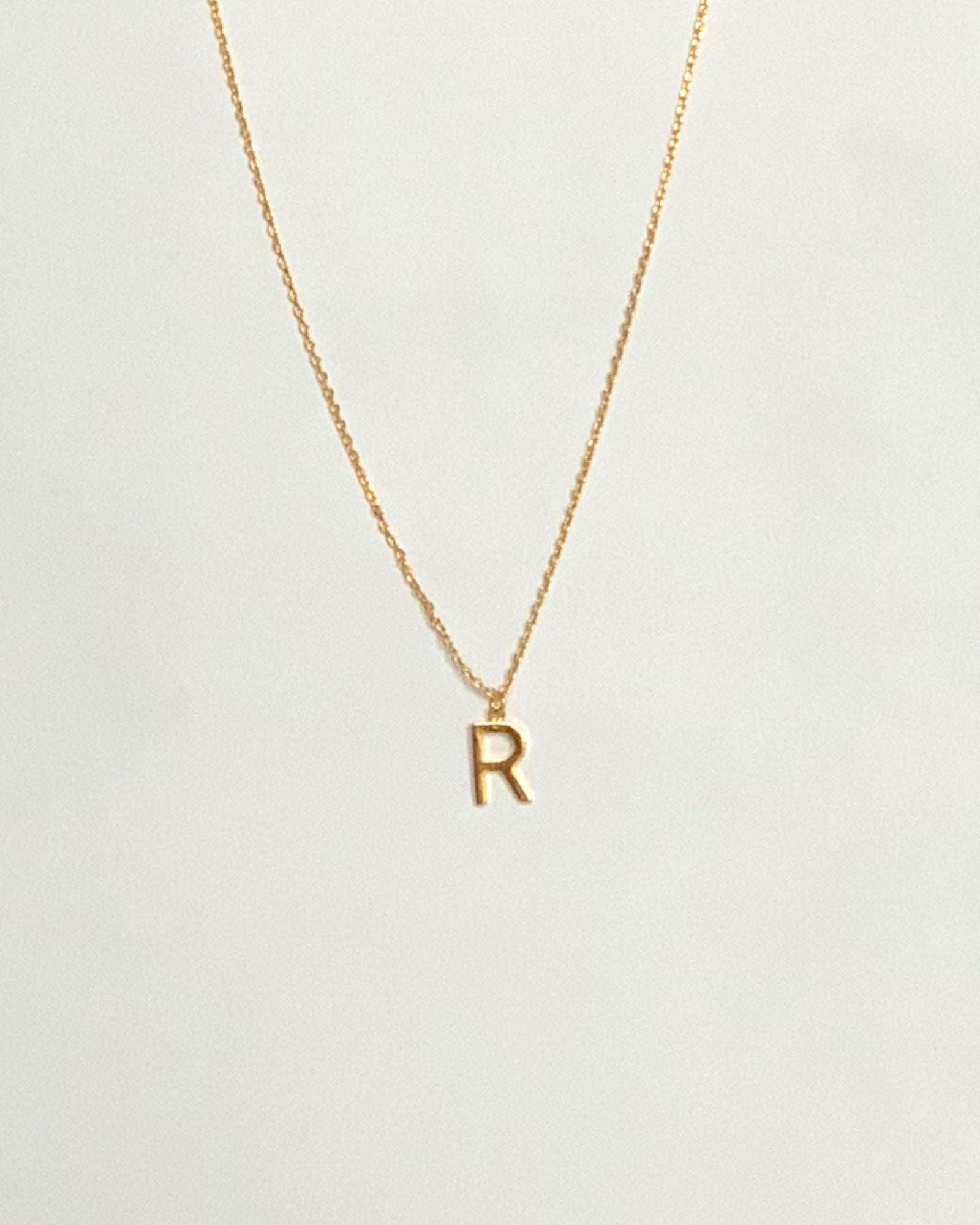 Letter Pendent Necklace