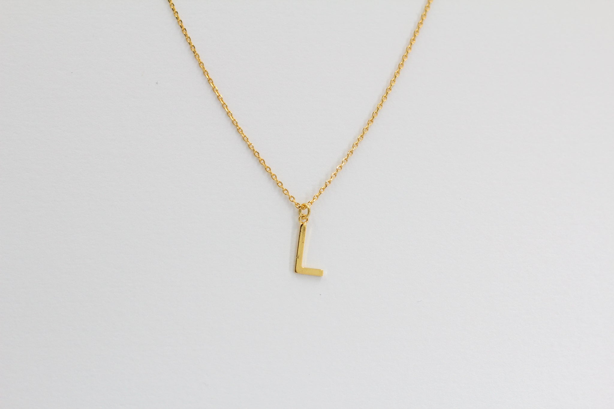 Letter Pendent Necklace