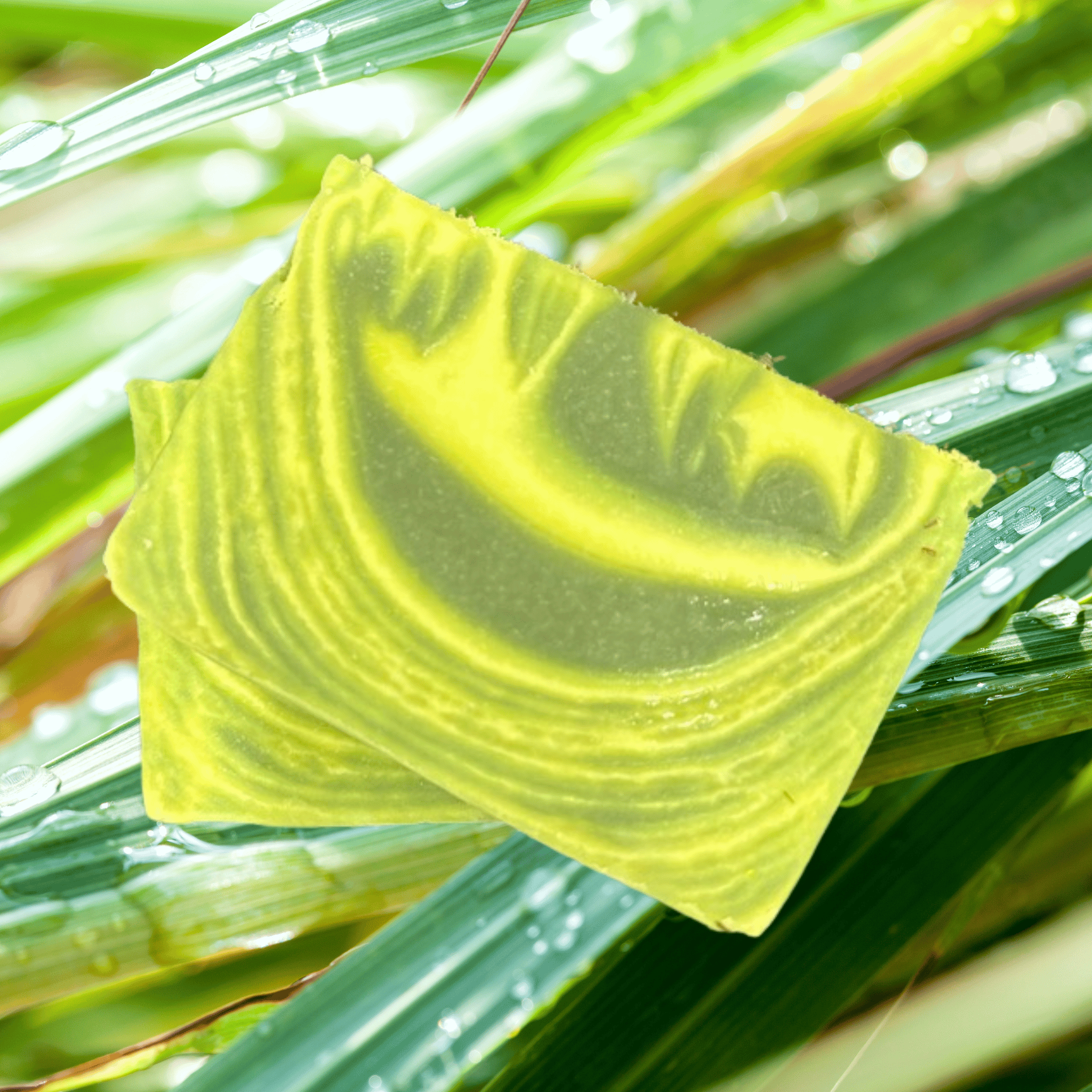 Lemongrass Handmade Natural Bar Soap with Coconut & Olive Oil