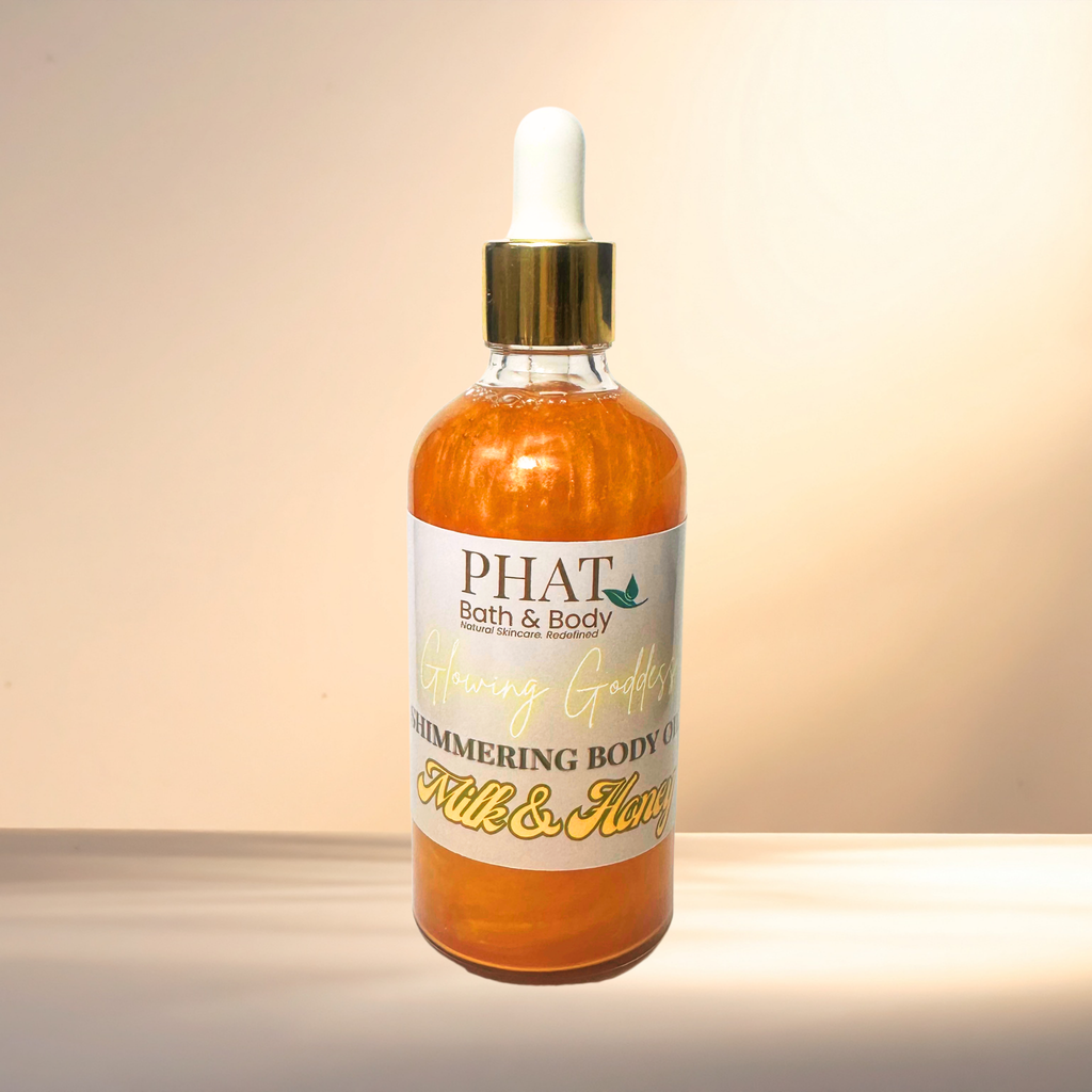 Milk & Honey Glowing Goddess Natural Shimmer Body Oil Golden Glow | 3.2 oz