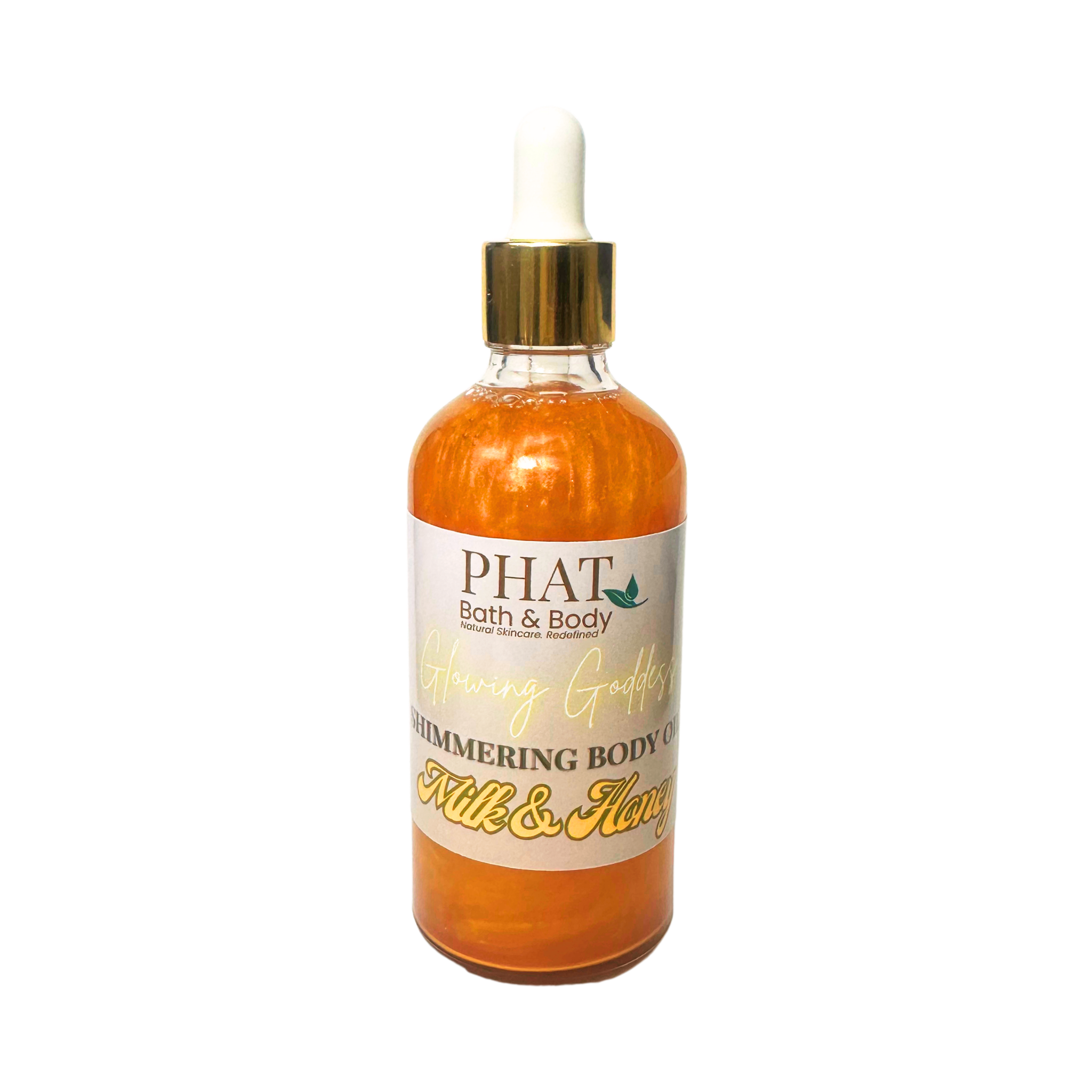 Milk & Honey Glowing Goddess Natural Shimmer Body Oil Golden Glow | 3.2 oz