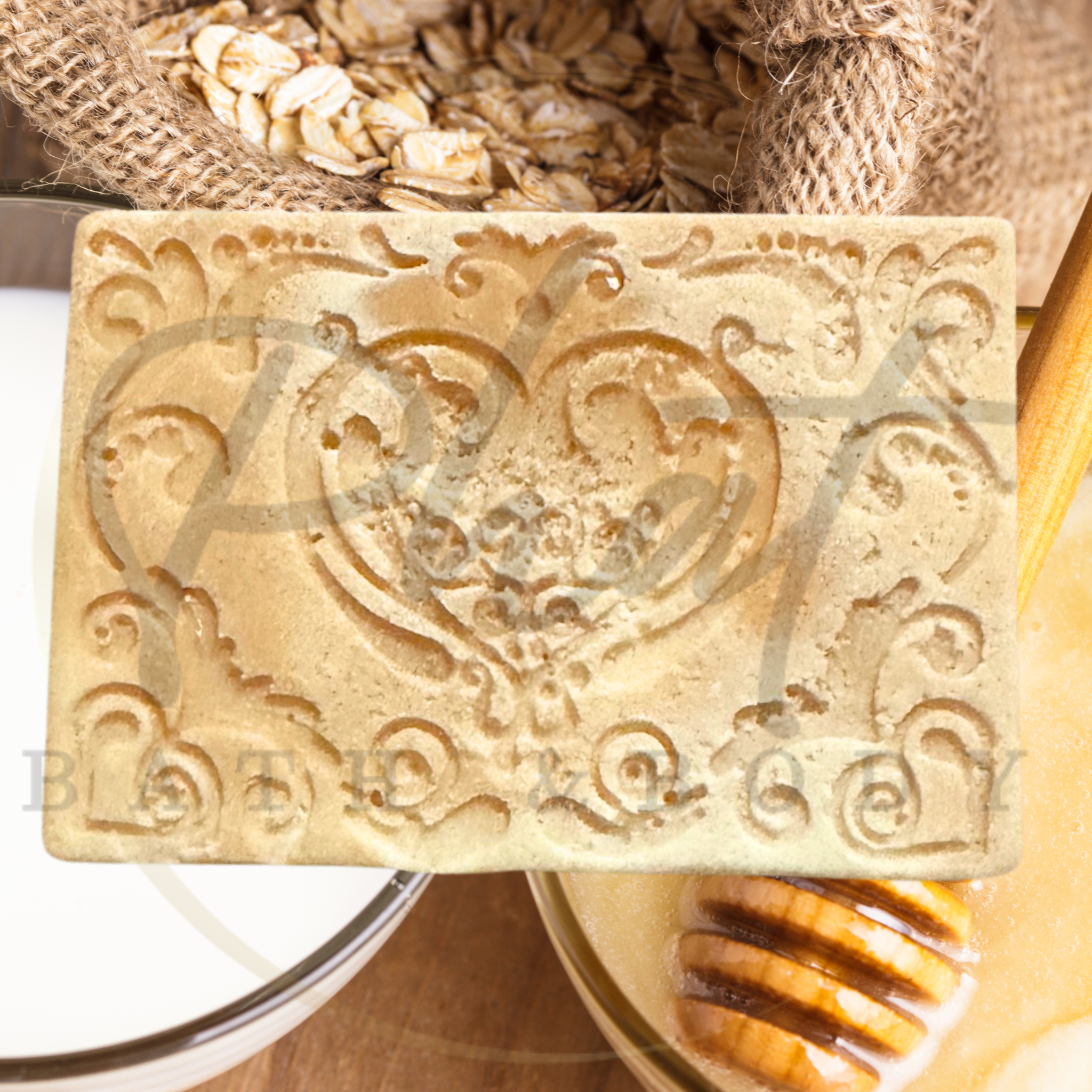 Milk & Honey Handmade Natural Bar Soap for Sensitive Skin Hydrating Coconut & Olive Oil Soap