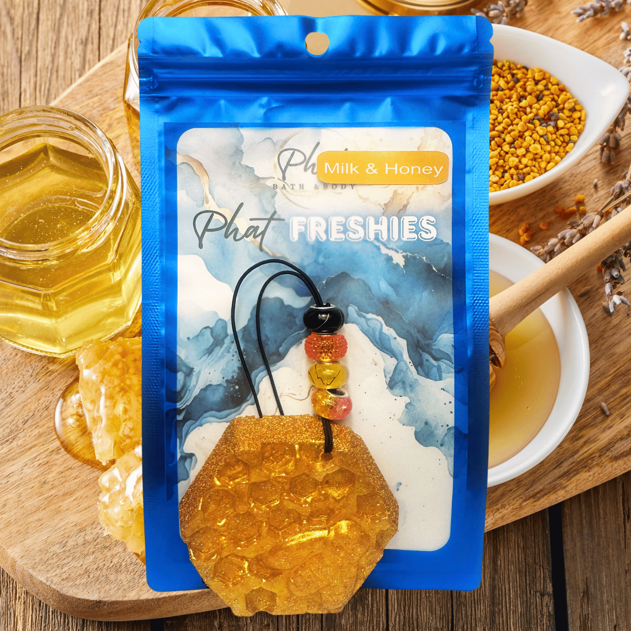 Milk & Honey | Phat Freshie Car Air Freshener