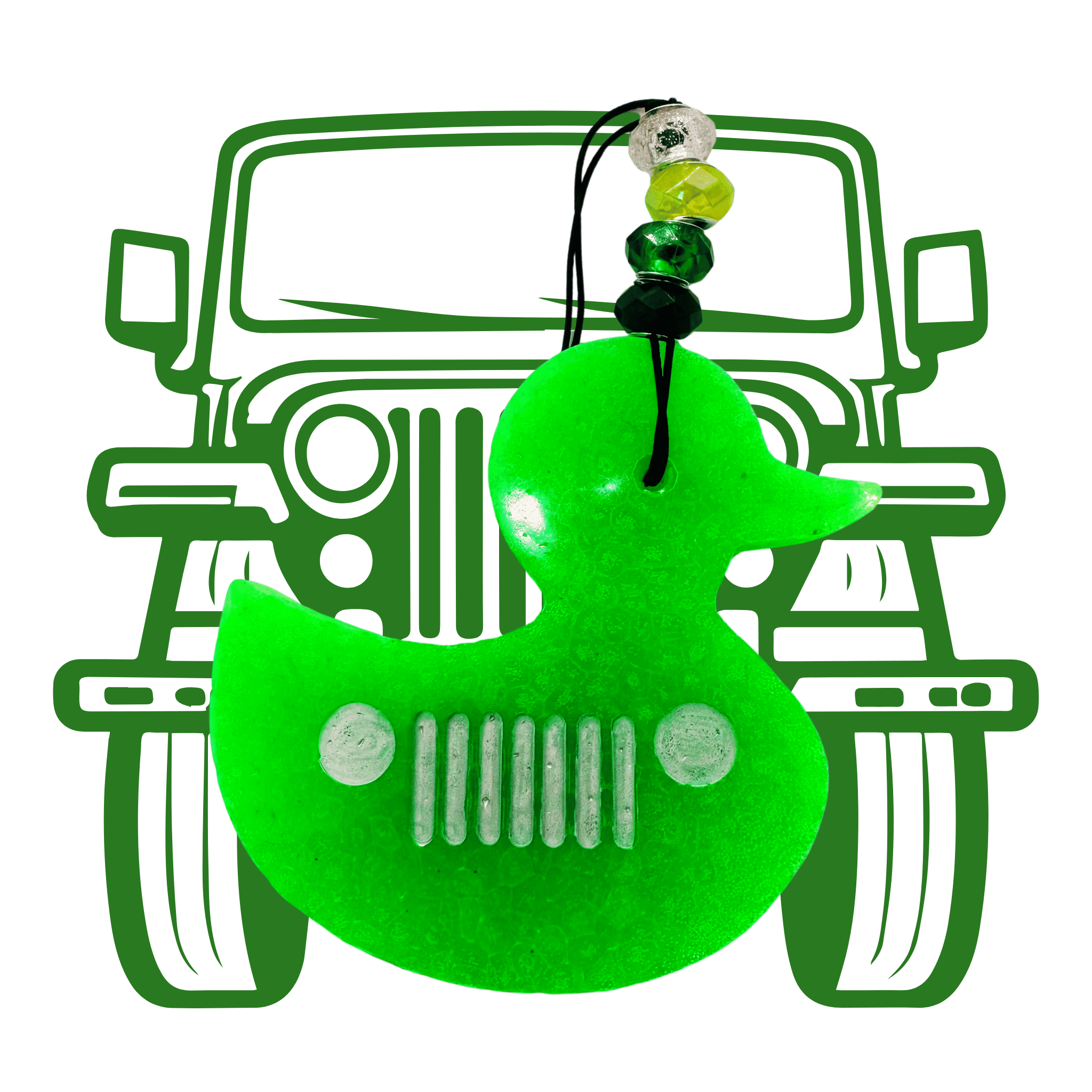 Naked| Phat Freshie Car Air Freshener Jeep Ducking