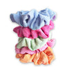 Floral Terry Cloth Knit Scrunchies
