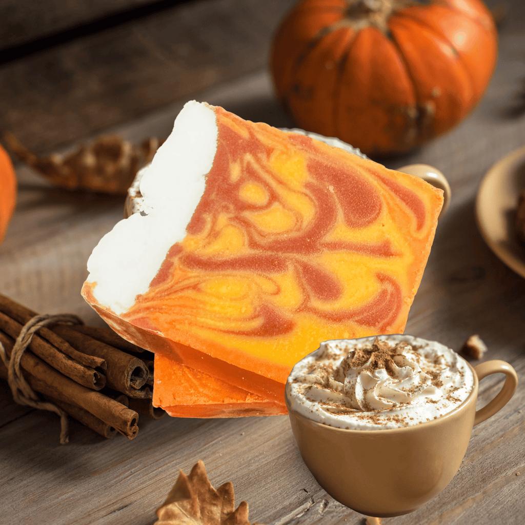 Pumpkin Latte Natural Bar Soap Hydrating Coconut & Olive Oil Soap