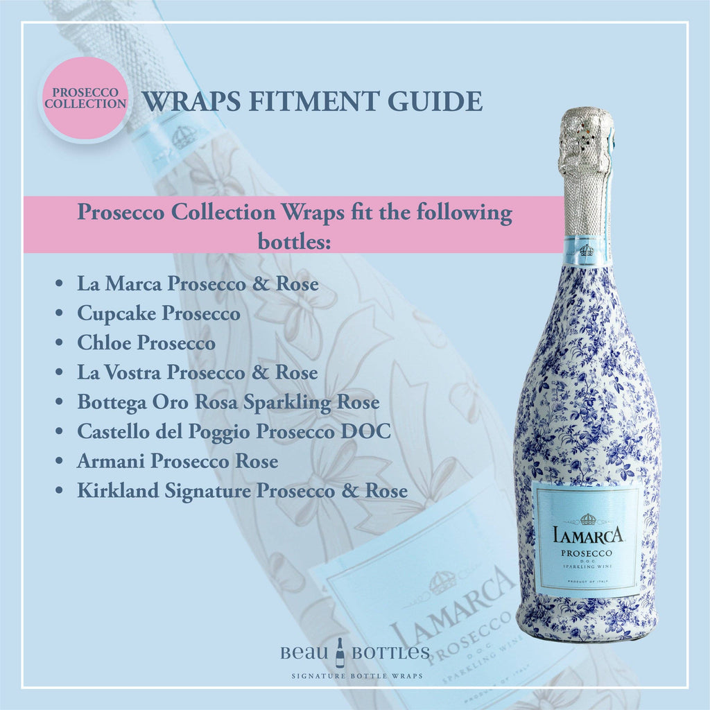 Bottle Wrap Springtime Serenade  - Prosecco Collection
