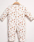 Bohemian Cotton Footed Romper – Cozy Boho Baby Outfit