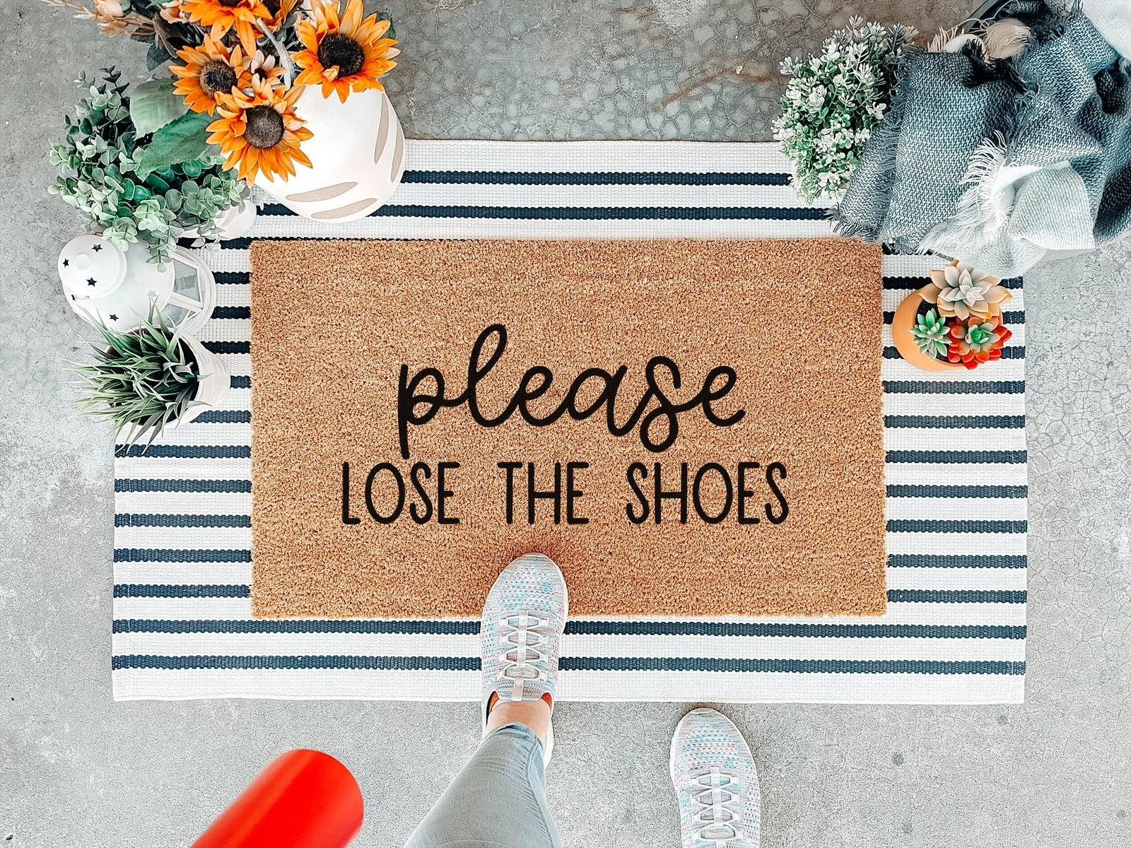 Please Lose the Shoes Doormat