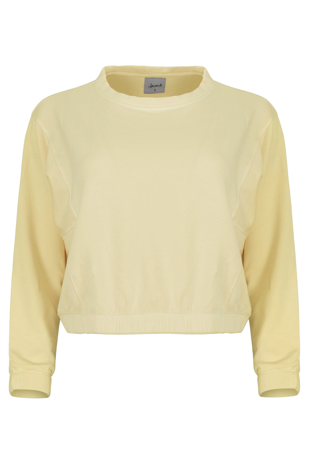 Ivy Boxy Cropped Modal Pullover - Sunny