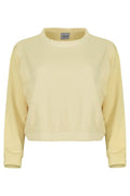 Ivy Boxy Cropped Modal Pullover - Sunny
