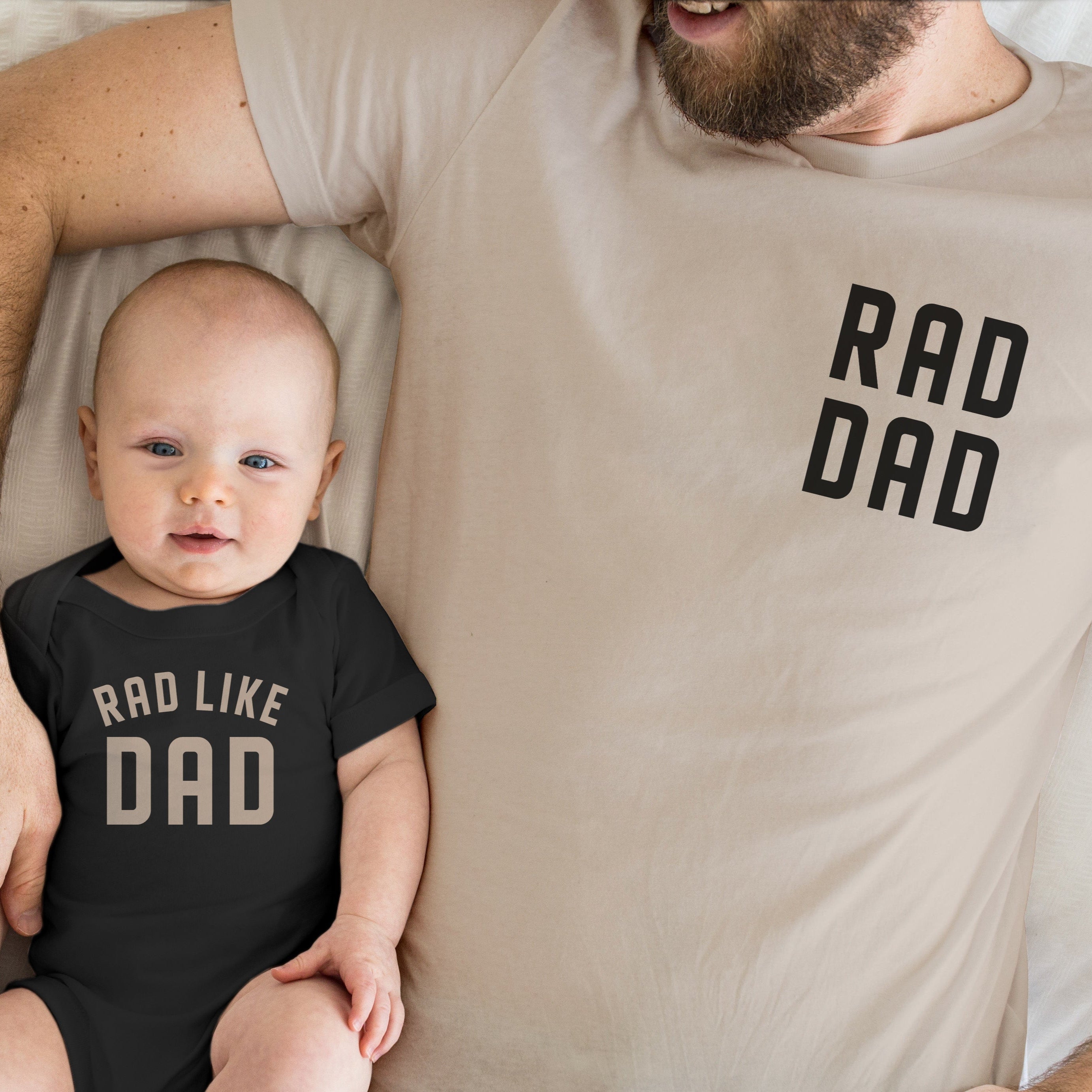 Rad Dad & Rad Like Dad Matching Set | Dad and Baby Outfit